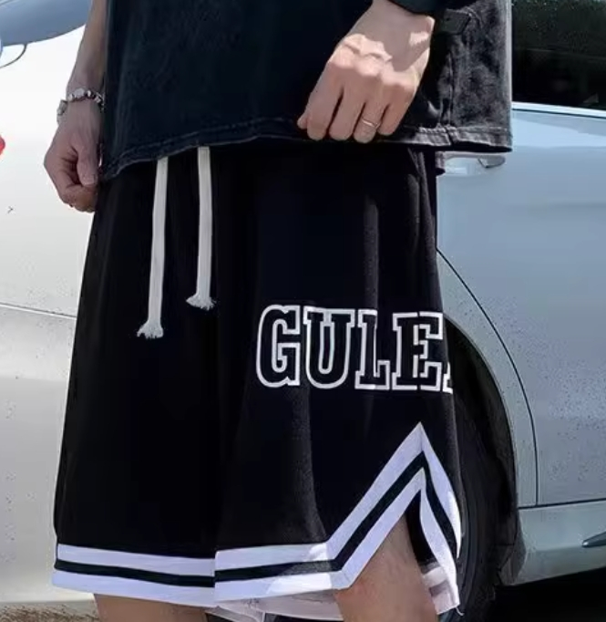 冰丝短裤男士沙滩裤夏季薄款篮球运动速干五分裤